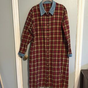 Vintage Flannel Dress or Nightgown